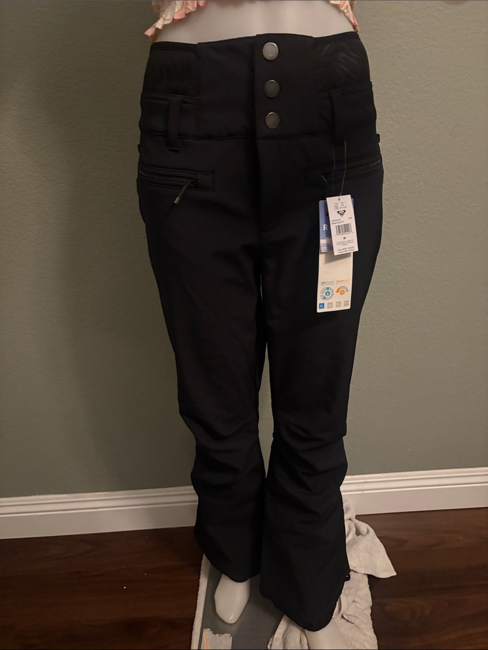Roxy Black Snow Pants